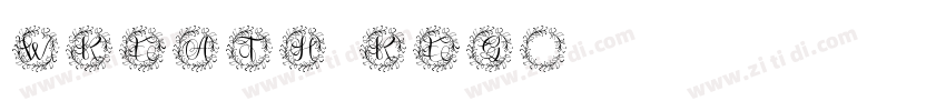 Wreath Reg字体转换